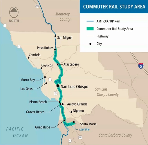 Map of Possible Rail Service