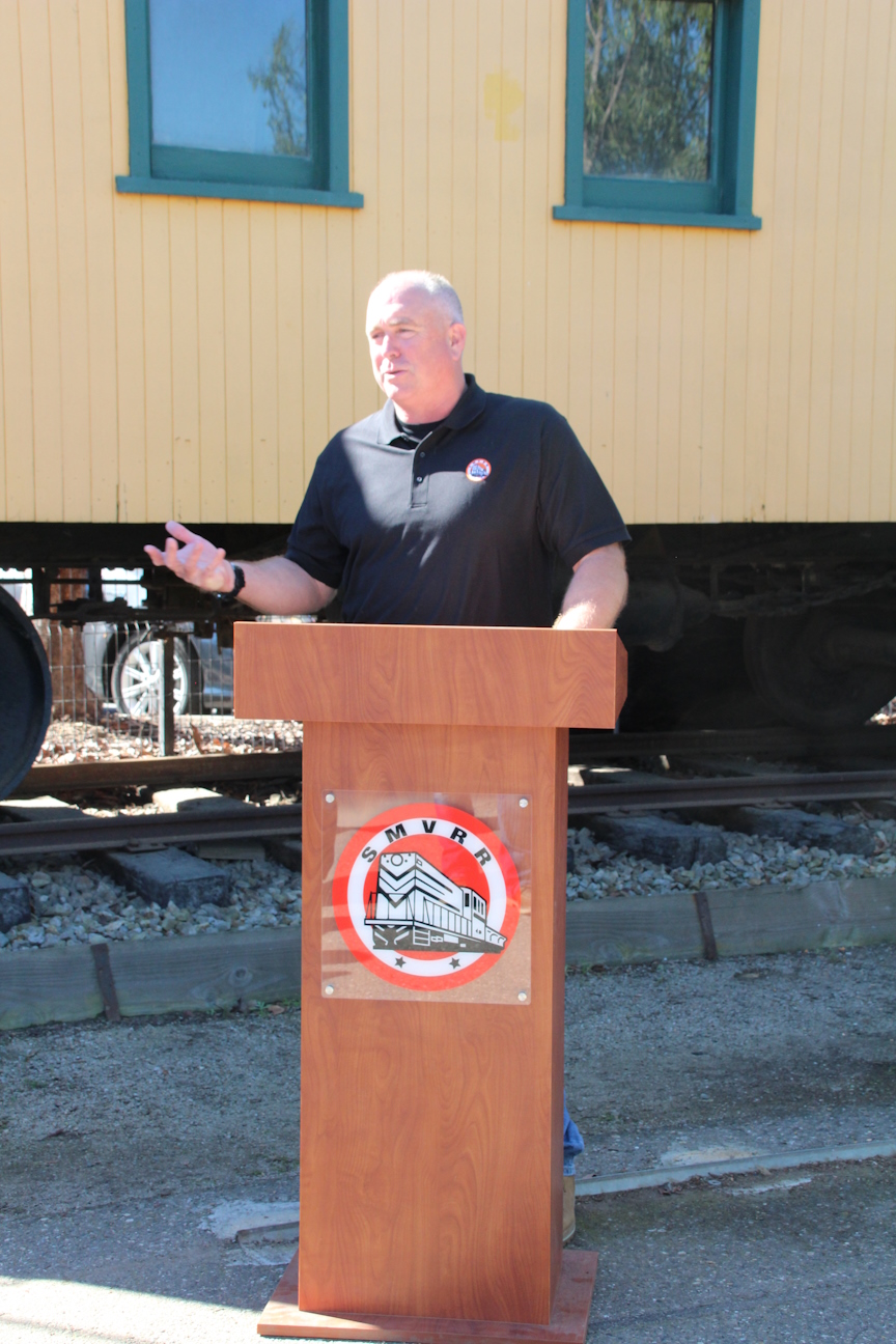 Nathan Paul at Podium
